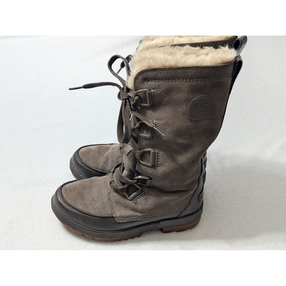 Sorel Womens Tivoli IV Tall‎ Waterproof  Insulated Boots Sz 6 Quarry Gray